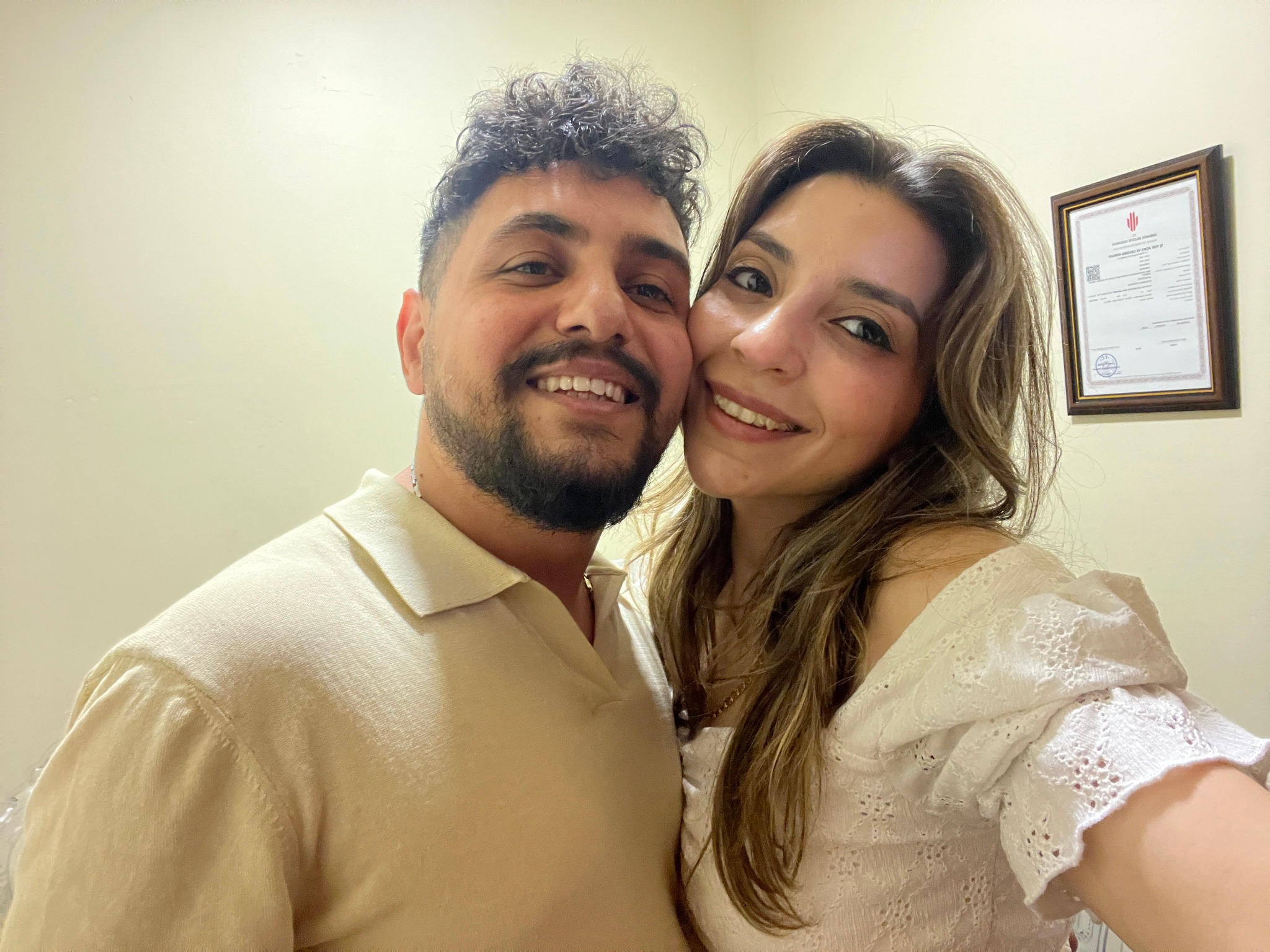 Talin ve Eyüp, yakın selfie
